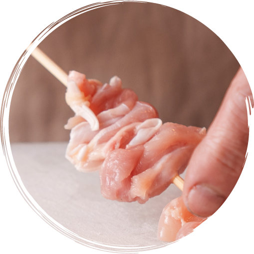 美味しい焼き鳥は美しいフォルムで決まる