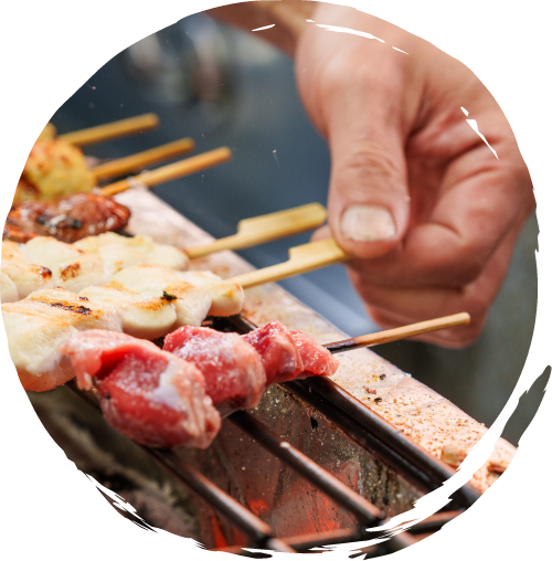 熟練の職人技による絶妙な焼き加減