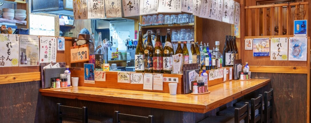 鶏自慢くっく カウンター席